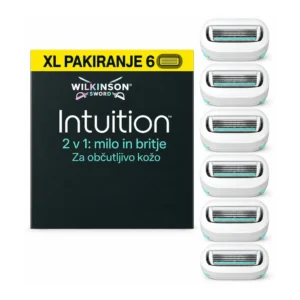 Wilkinson Sword Intuition Soap & Shave Sensitive, 6 nadomestnih rezil