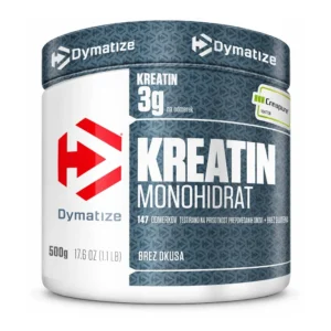 Dymatize kreatin monohidrat v prahu brez okusa – 500 g