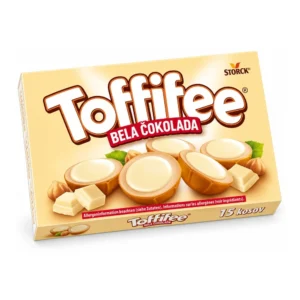 Toffifee White Chocolate praline z lešnikom in karamelo, 125 g