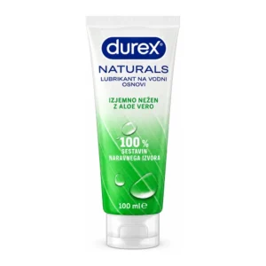 Durex Naturals Extra Sensitive lubrikant na vodni osnovi, 100 ml