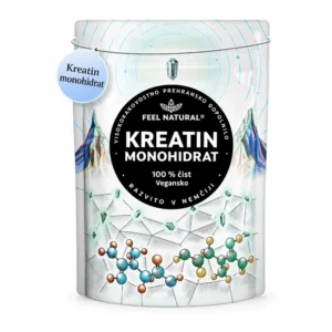 Feel Natural kreatin monohidrat v prahu, 500 g