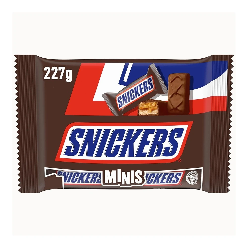 Snickers Minis mini čokoladne ploščice