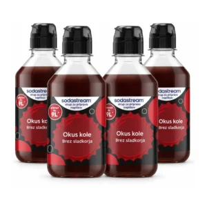 SodaStream sirup z okusom kole brez sladkorja, 4 × 440 ml