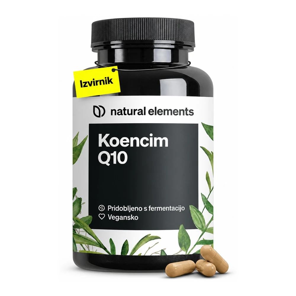 natural elements koencim Q10 veganske kapsule