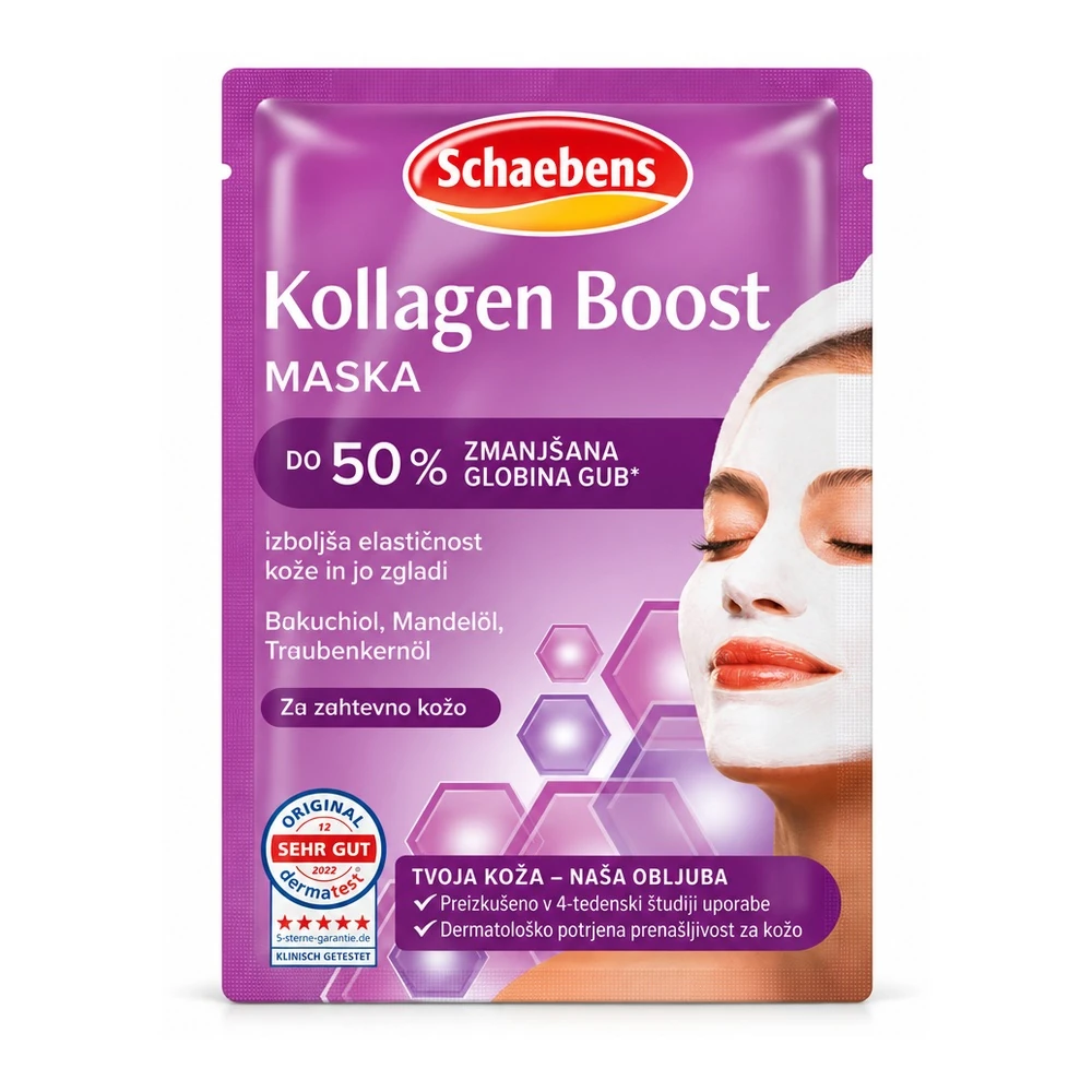 Schaebens Collagen Boost maska za obraz