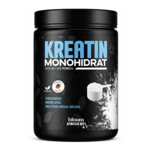 Bloom Naturals kreatin monohidrat v prahu, 1 kg