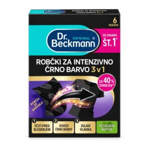 Dr. Beckmann robčki za črna oblačila, 6 kosov