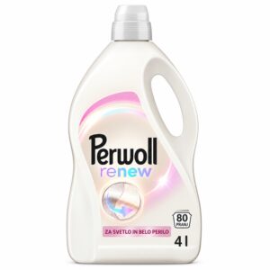 Perwoll Renew tekoči detergent za svetlo in belo perilo – 4 l, 80 pranj