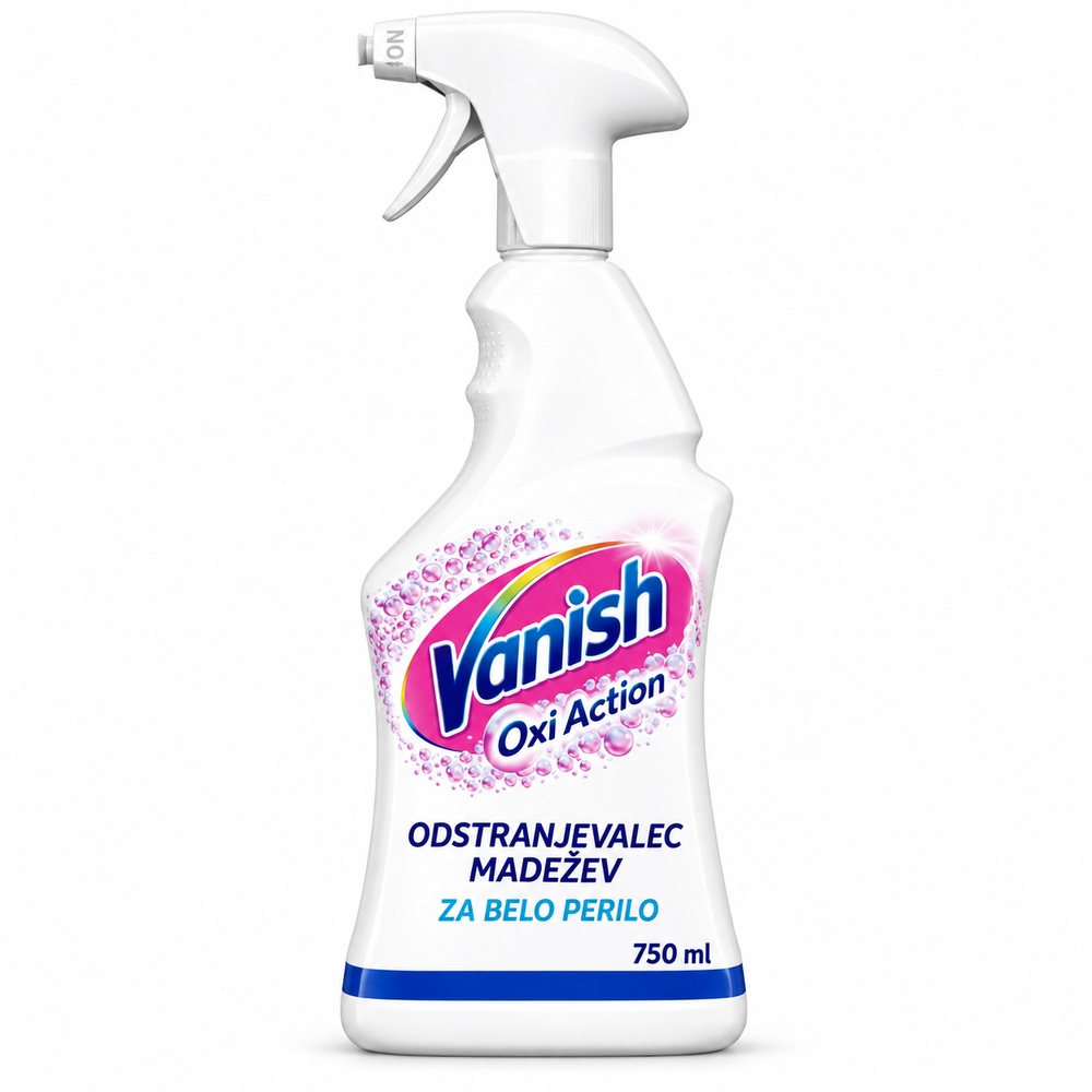 Vanish Oxi Action sprej za madeže na belem perilu – 750 ml