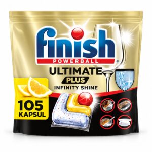 Finish Ultimate Plus Infinity Shine Citrus kapsule – 105 kosov