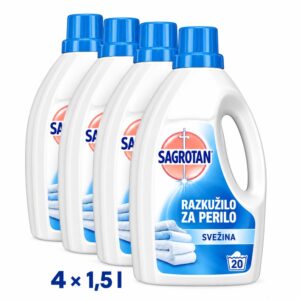 Sagrotan higiensko razkužilo za perilo Fresh – 4 × 1,5 l