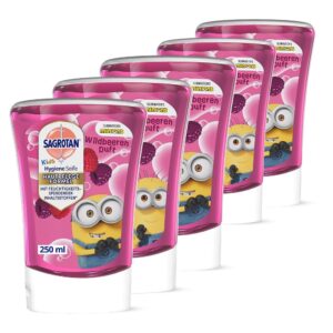 Sagrotan Kids No-Touch polnilo za milo, gozdni sadeži – 5 × 250 ml