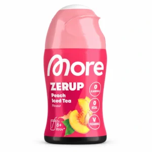 MORE Nutrition Zerup Peach Iced Tea – sirup brez sladkorja – 65 ml za do 8 L napitka