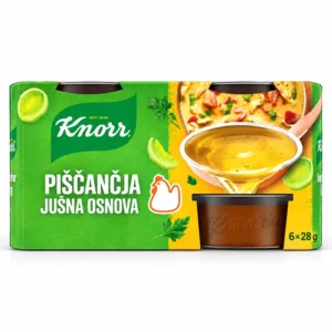 Knorr Bouillon Pur piščančja jušna osnova – 6 × 28 g