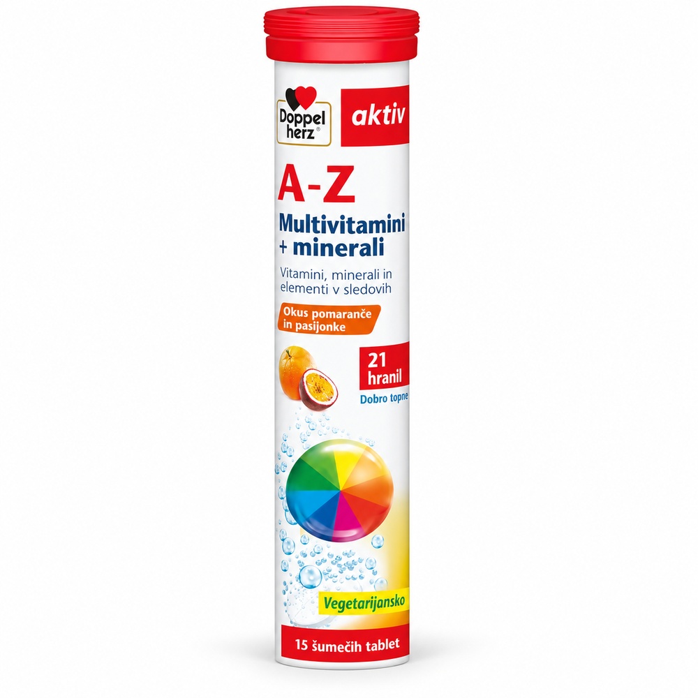 Doppelherz A–Z multivitamini – 15 šumečih tablet