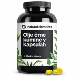 natural elements olje črne kumine – 400 kapsul