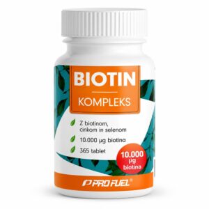 ProFuel biotin kompleks s cinkom in selenom – 365 tablet