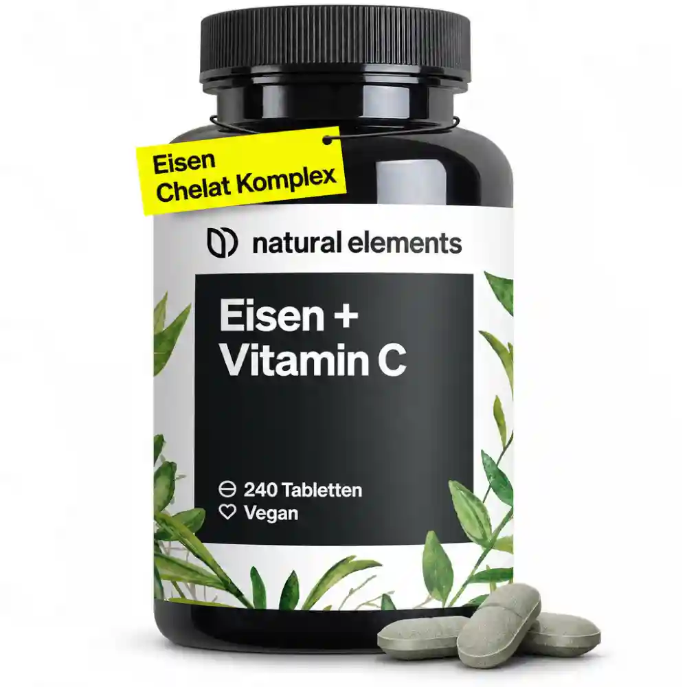 natural elements železo z vitaminom C – 240 tablet