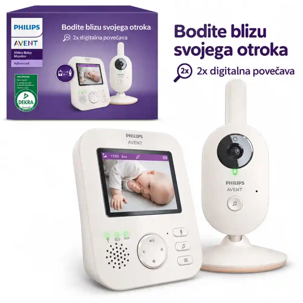 Philips Avent napredna video varuška s kamero