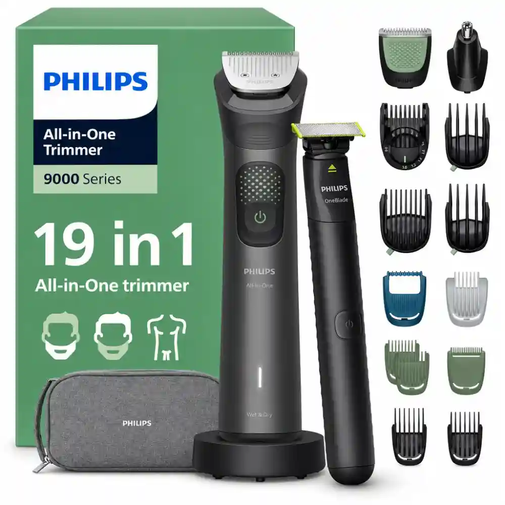 Philips Multigroom Series 9000 – Profesionalni 19-delni komplet za popolno nego