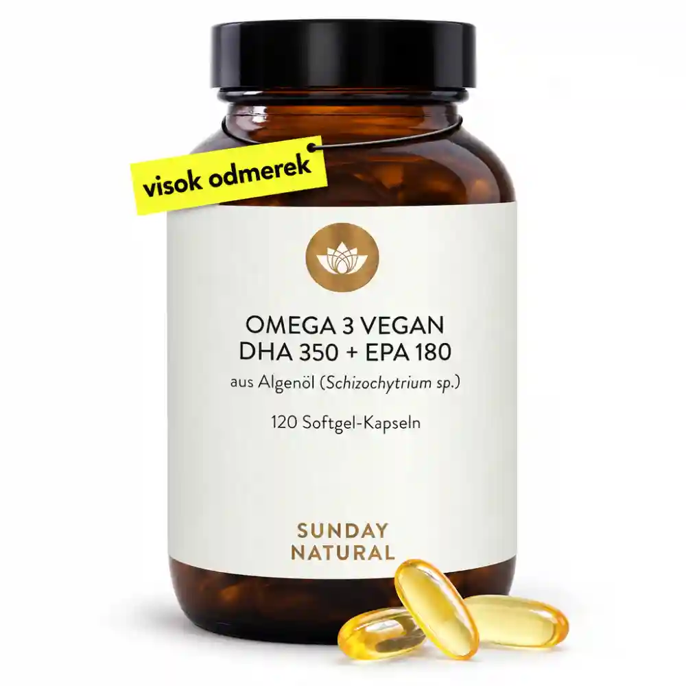 Sunday Natural Omega 3 Vegan Forte – 120 kapsul